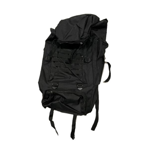 Tactical Black 42L Top Loading Backpack